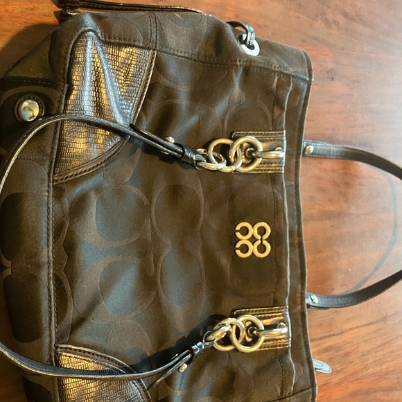 COACH Black Designer purse - Picture 5 of 13